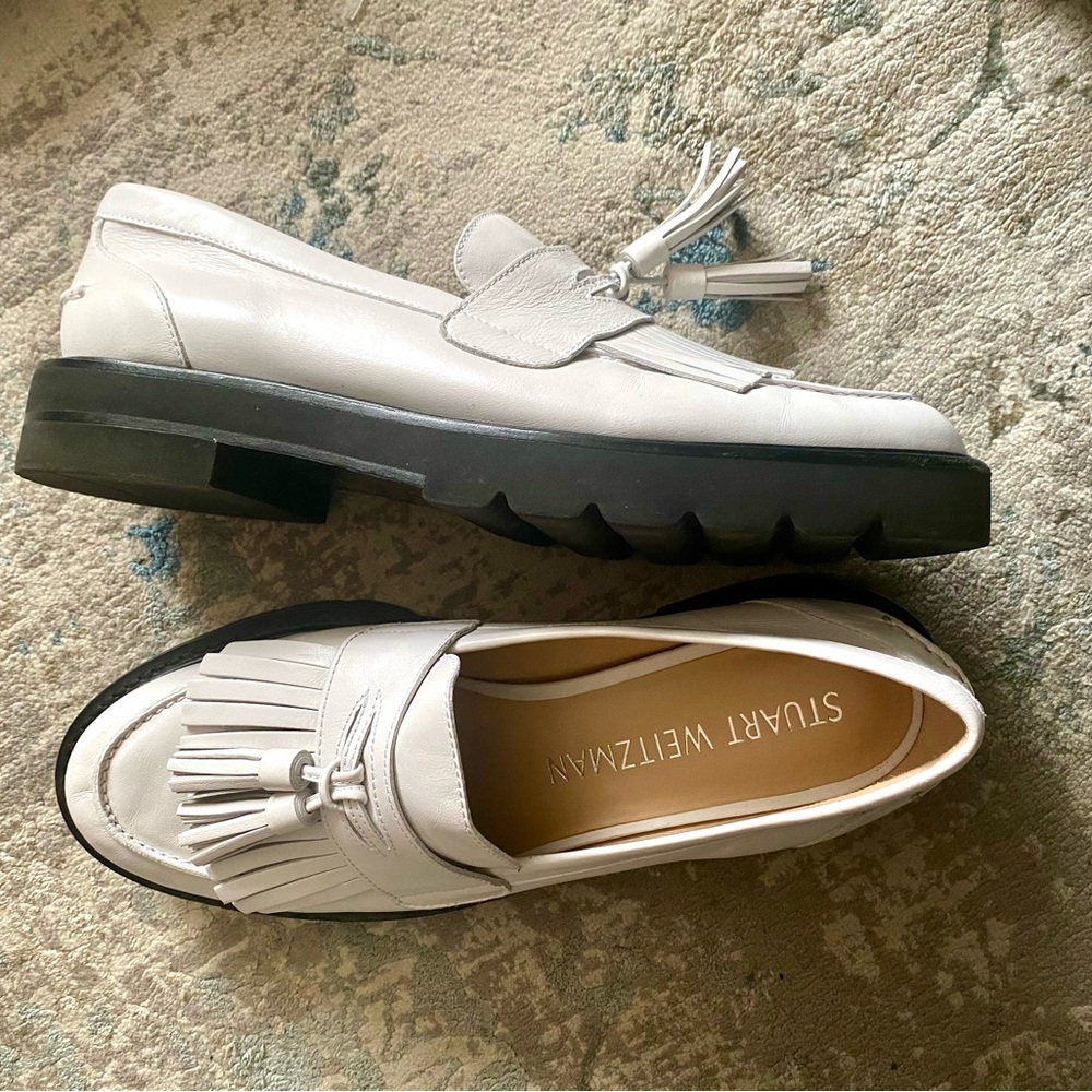 Stuart Weitzman Chunky Tassel Loafer 11 - Picture 2 of 7